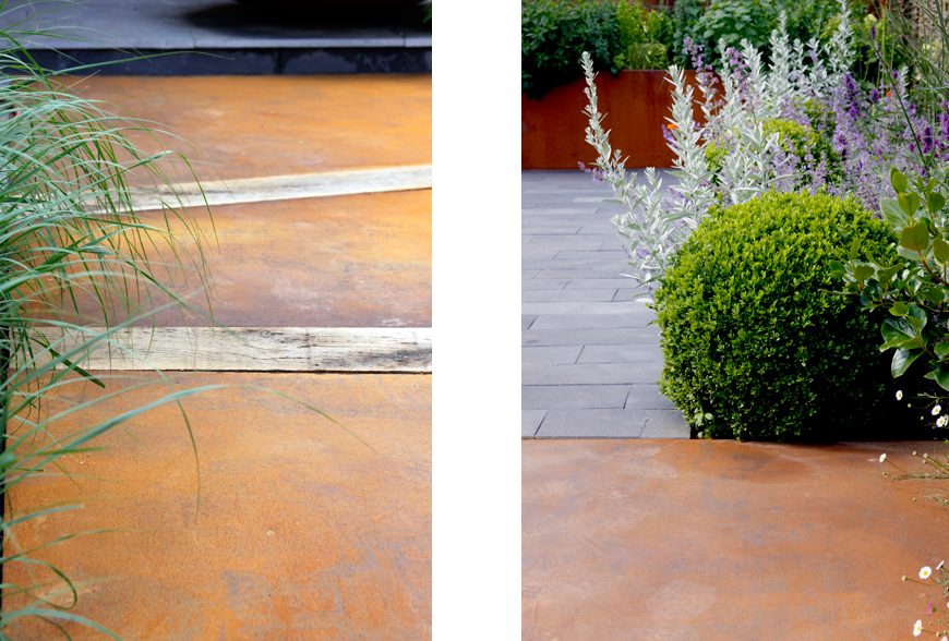 the greencube foundry garden is full of details, Great Walsingham, Norfolk