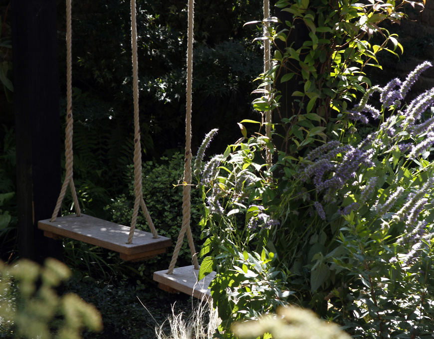 garden swings, in Blackheath, London